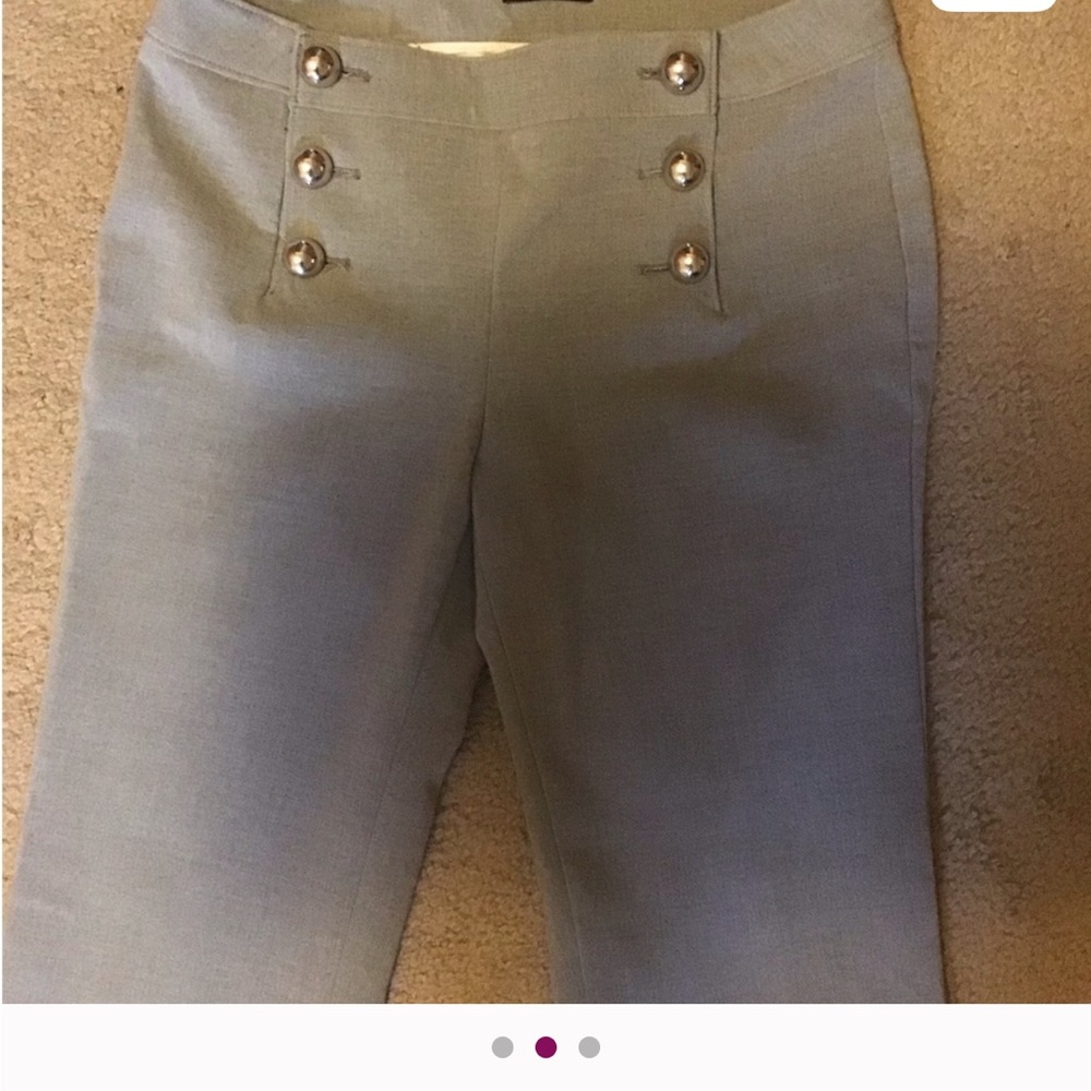 Express Gray Pants with Button Detail size 4